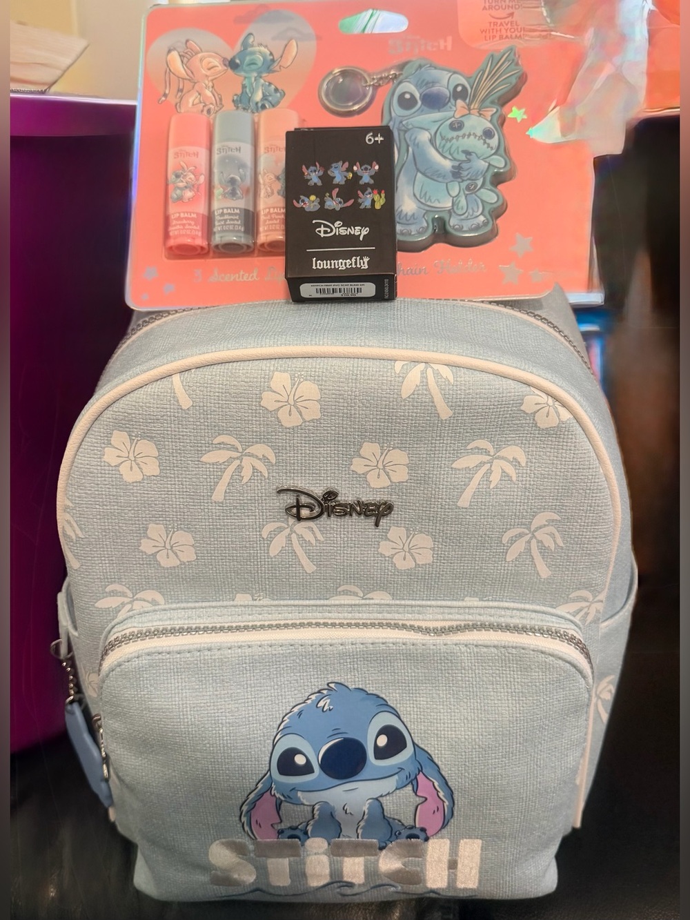Stitch Primark Disney Backpack 3 piece bundle NWT  S22
